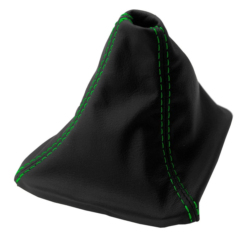 Leather Manual Shift Boot Cover for BMW E36 (1992–1999) - Green Stitch