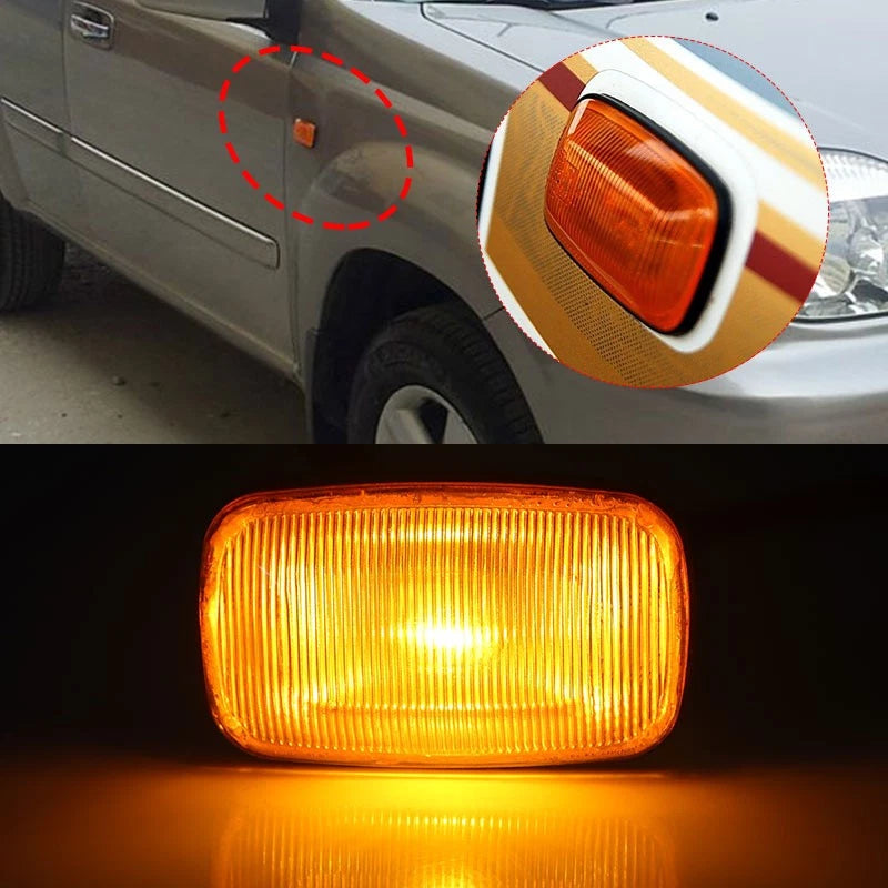 Amber Side Indicator Fender Marker Light for Toyota Land Cruiser Prado (1996–2002)