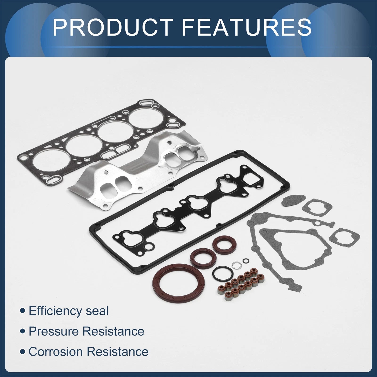 Cylinder Head Gasket Kit No.MD997672 for Mitsubishi 4G15 (C62A) (1990–1995)