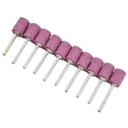 10pcs 12mm Cylinder Abrasive Mounted Stone Grinding Heads for Rotary Tool