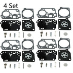 Set of 4 Carburetor Gasket Kits for ZAMA RB-156 C1U-W43 C1U-W45