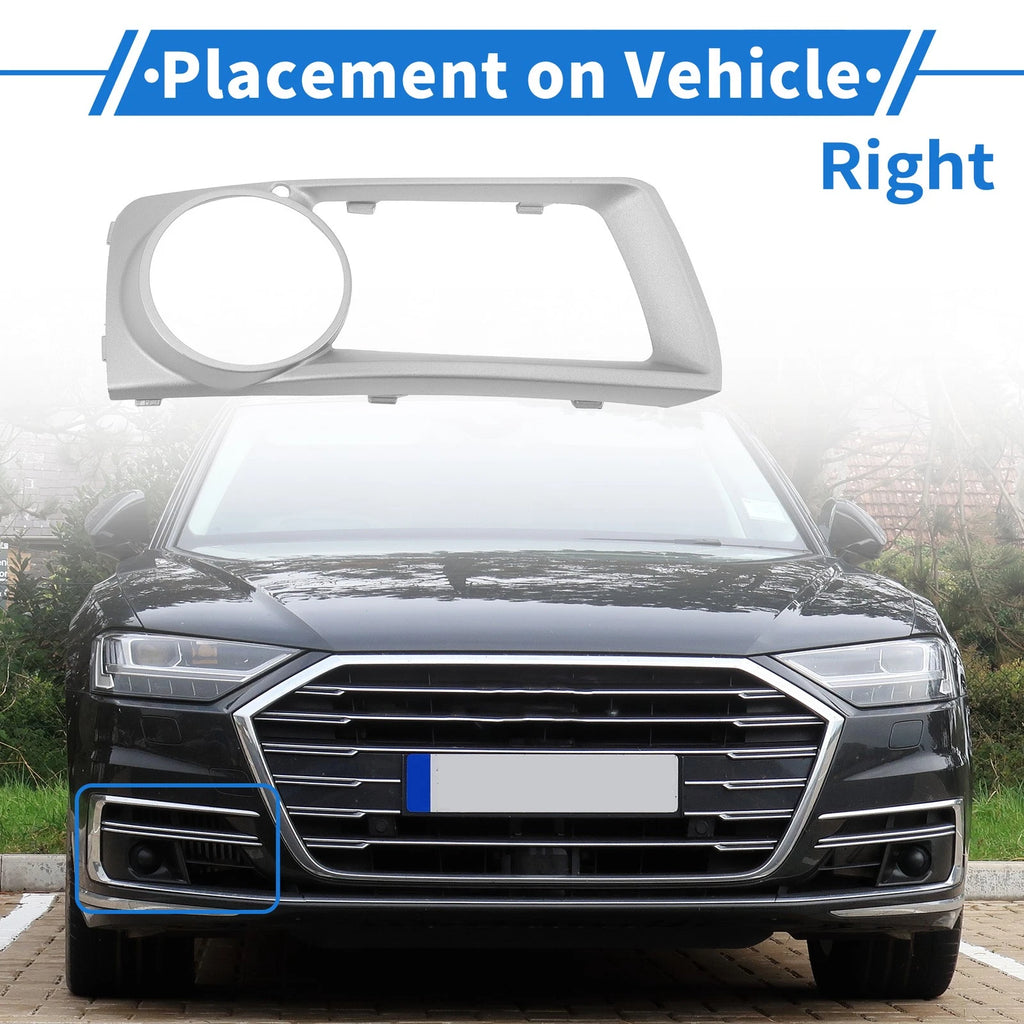 1 Pc Fog Light Grill for BMW X6 (2012–2014) No. 51117312596 Silver Tone