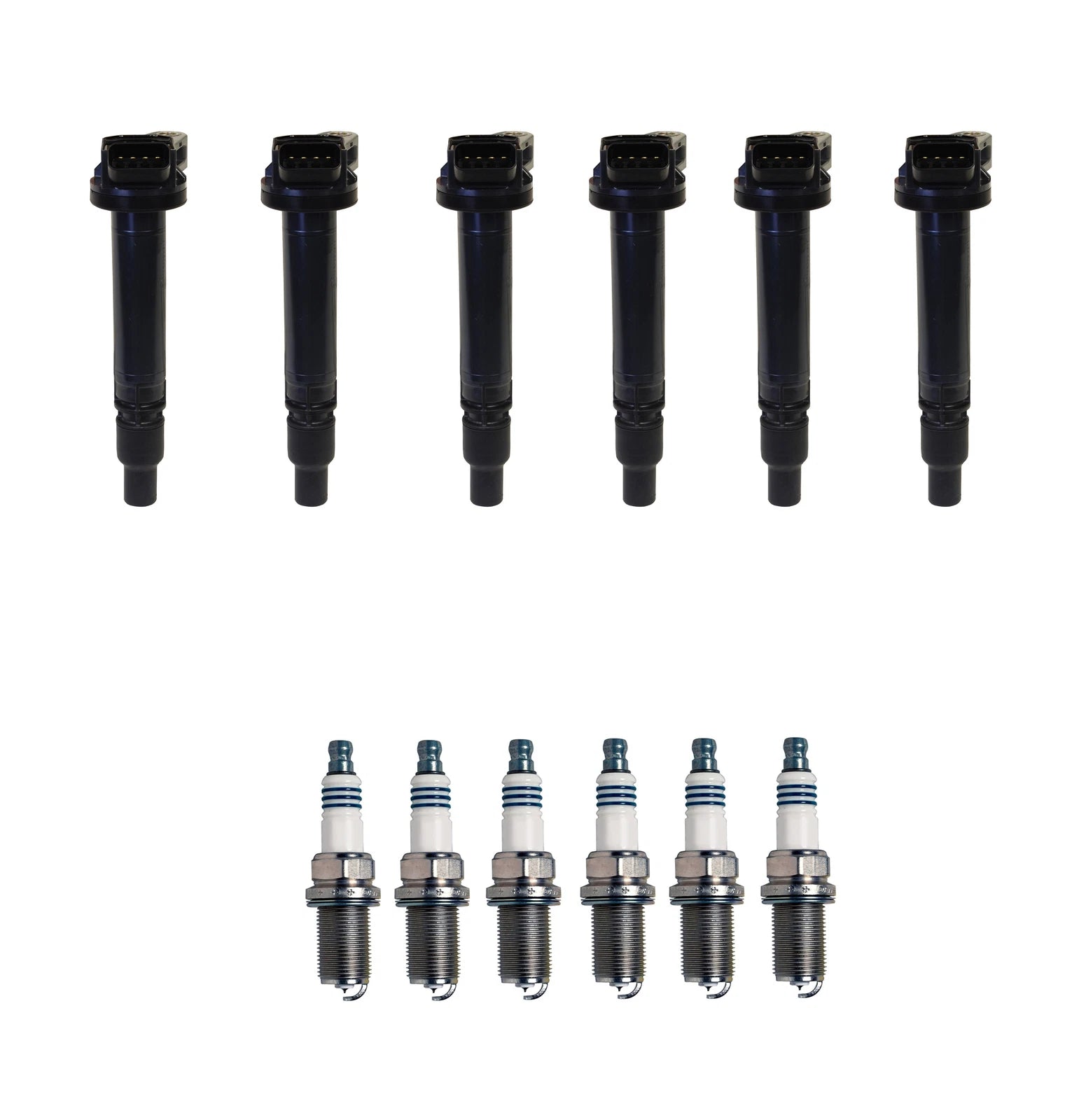 Set of 6 Ignition Coils & 6 Iridium Spark Plugs for Toyota Lexus V6