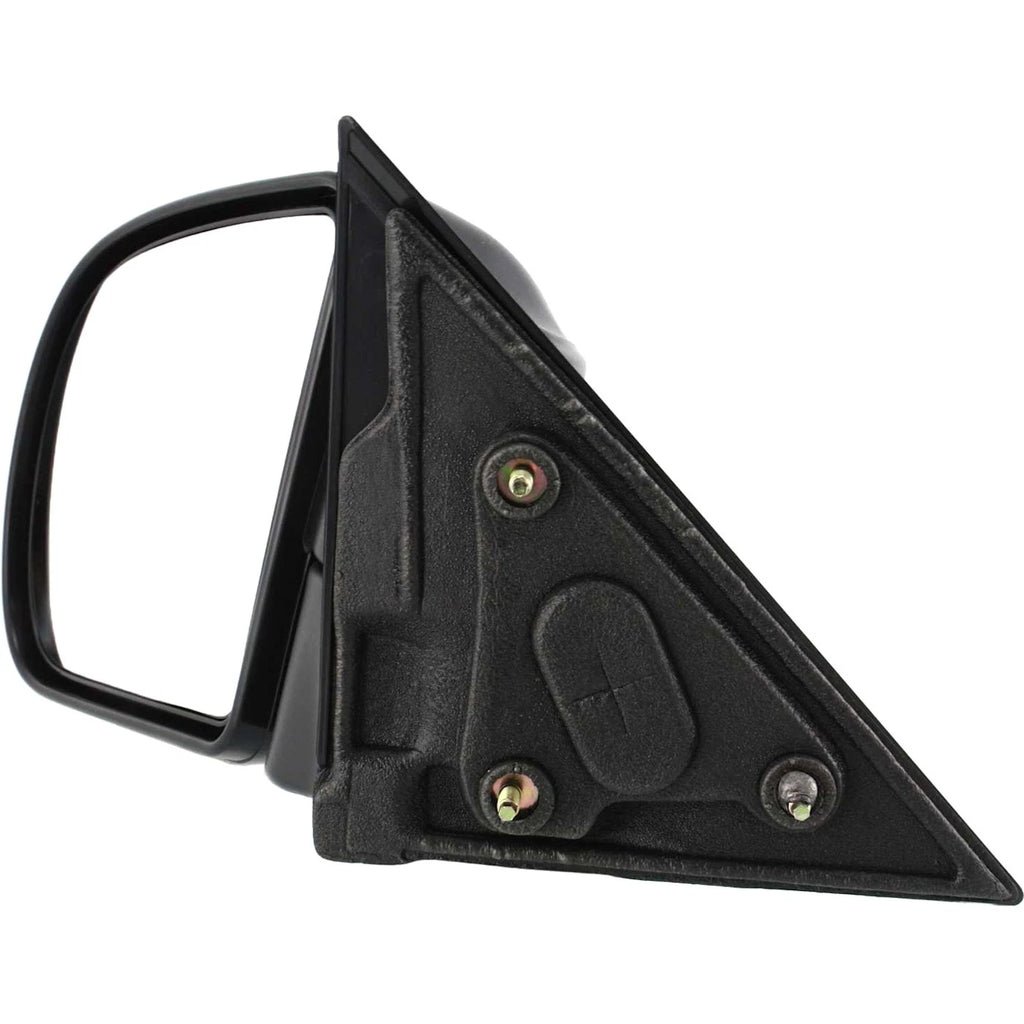 Mirror Set for Chevrolet S10 (1999–2004) Manual Fold Textured Black