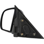 Mirror Set for Chevrolet S10 (1999–2004) Manual Fold Textured Black