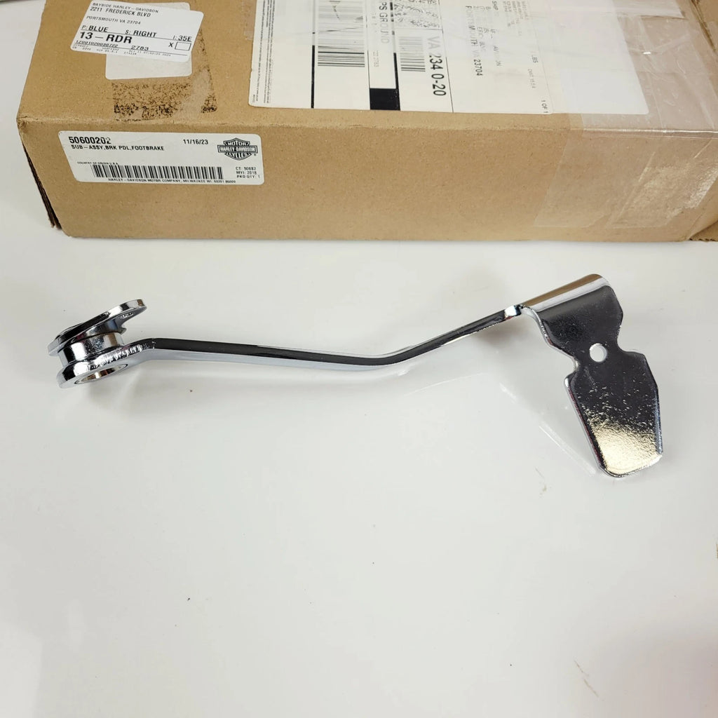 Rear Brake Pedal Lever Chrome for Harley-Davidson Softail (2017–2023)
