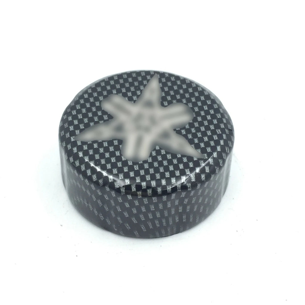 Carbon Fluid Reservoir Cap Cover for Yamaha (35mm Inner Diameter)