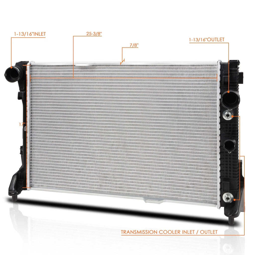 Aluminum OE Style Radiator for Mercedes C250/GLK350 (2010–2012) DPI-13213