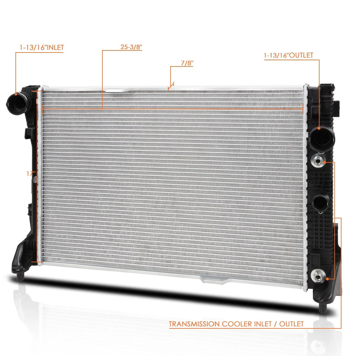 Aluminum OE Style Radiator for Mercedes C250/GLK350 (2010–2012) DPI-13213