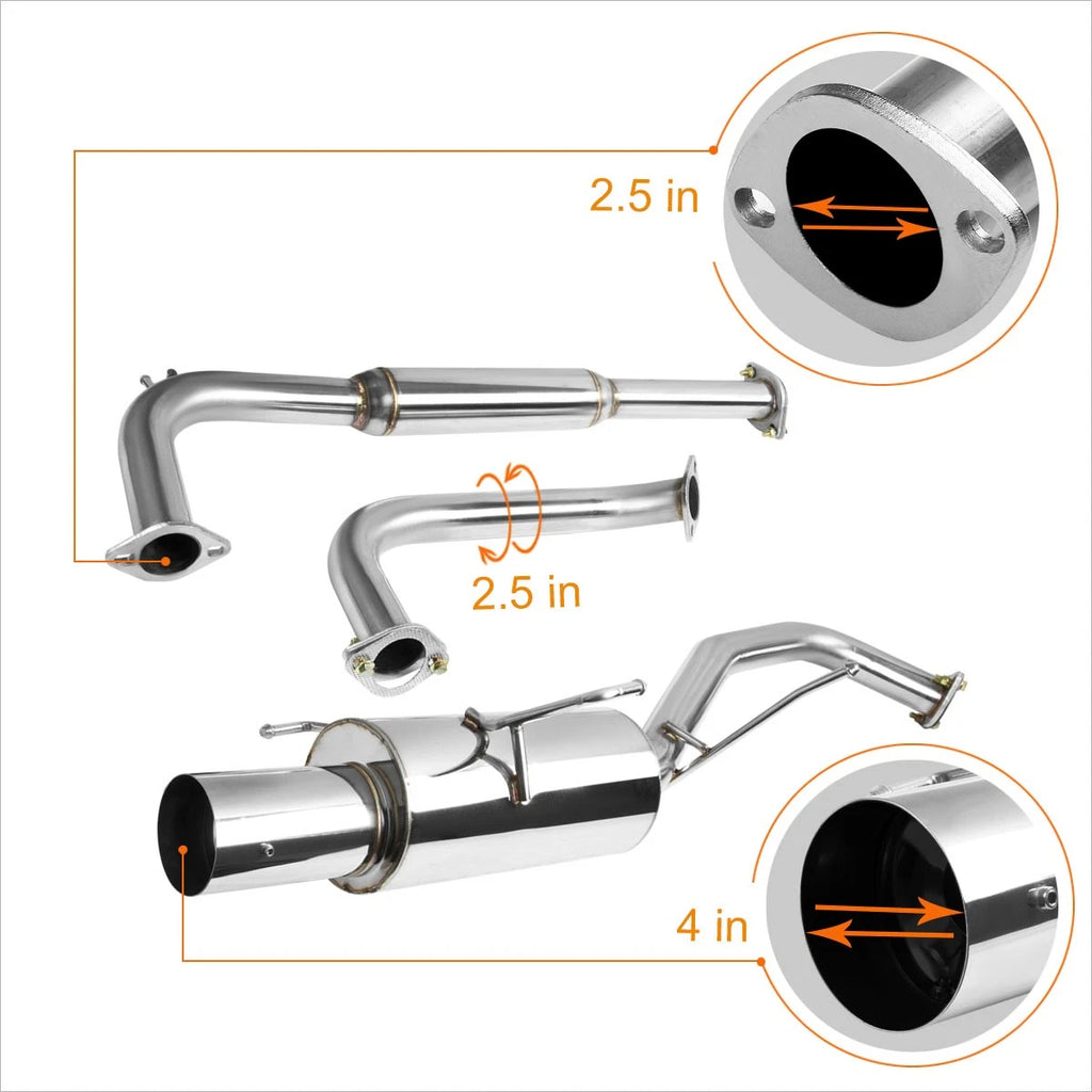 4" Muffler Tip for Nissan Maxima V6 3.5L VQ35DE (2000–2003)