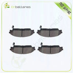 Set of 4 Metallic Front Brake Pads for Honda Civic CRX Prelude