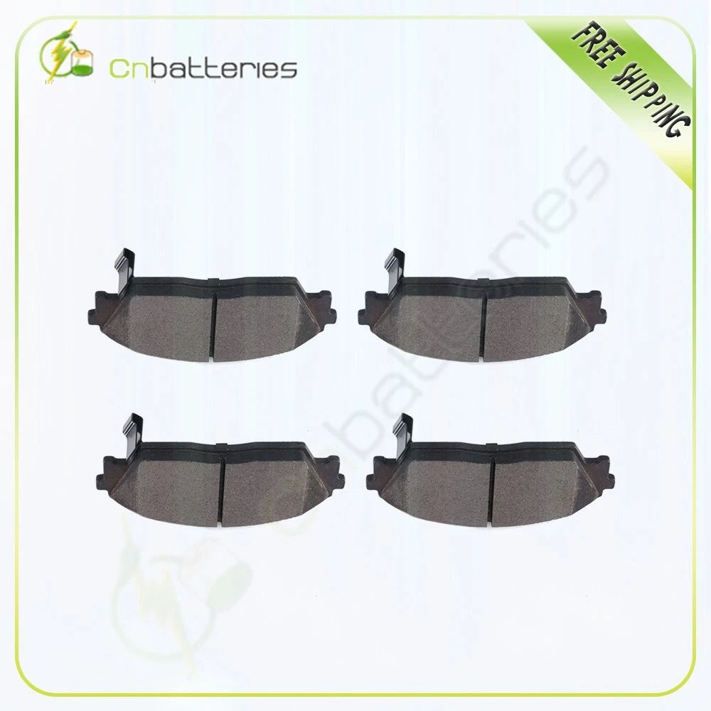 Set of 4 Metallic Front Brake Pads for Honda Civic CRX Prelude