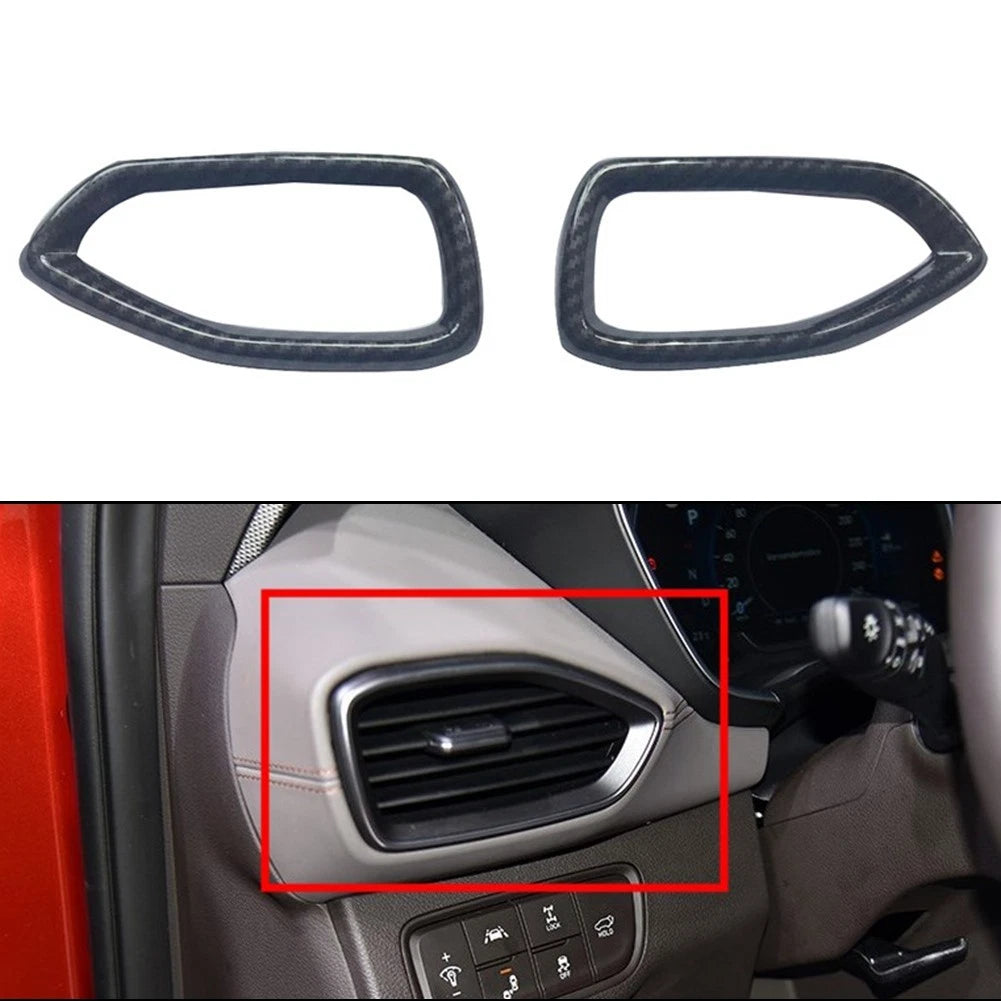 Carbon Fiber Side Air Outlet Vent Trim for Hyundai Santa Fe