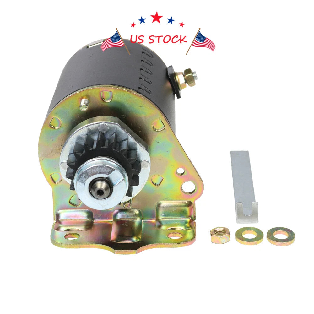 16 Teeth 12V Starter for Briggs & Stratton John Deere (Fits 5742N)