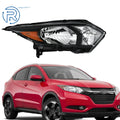 Right Black Halogen Headlight for Honda HR-V (2016–2018)