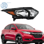 Right Black Halogen Headlight for Honda HR-V (2016–2018)