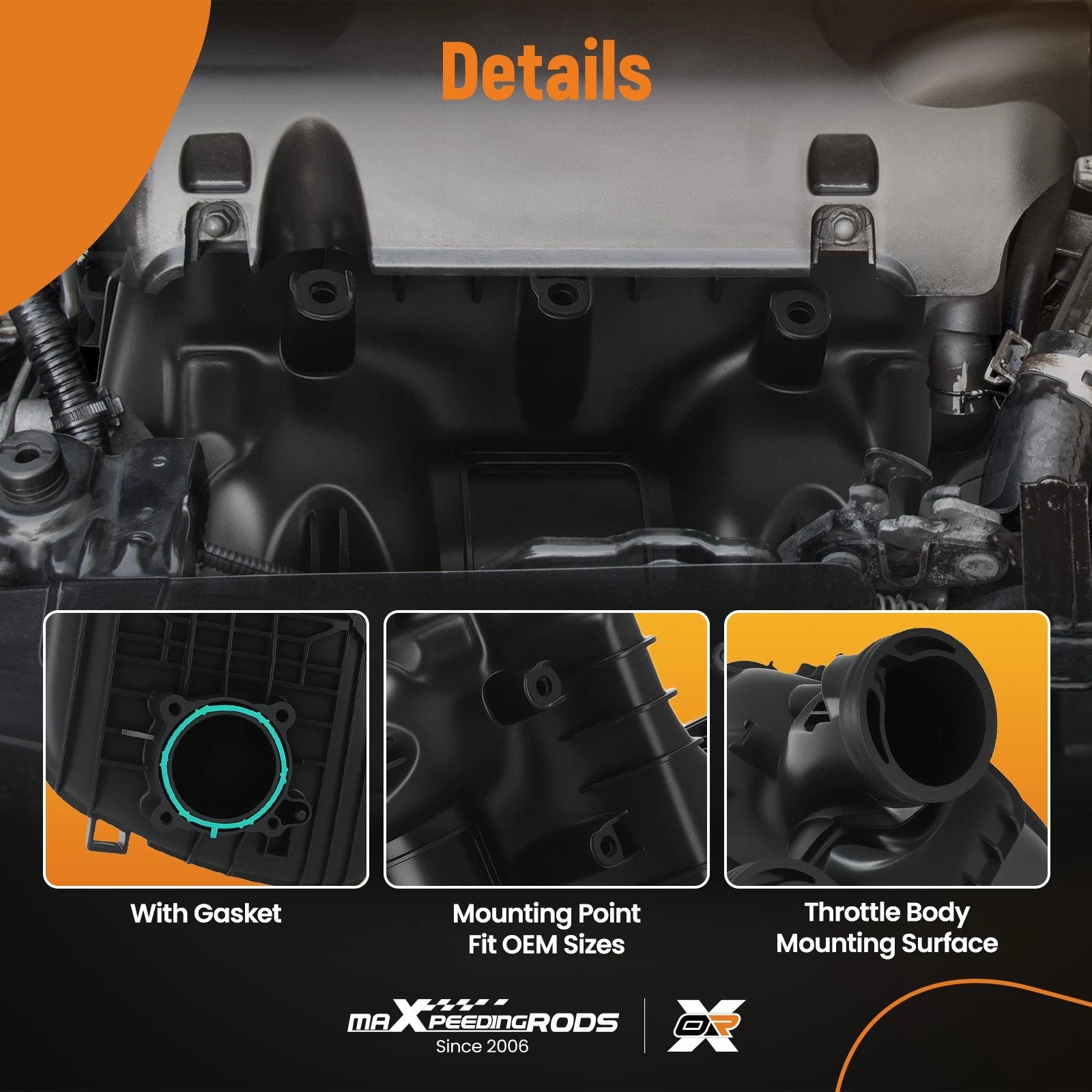 Intake Manifold for Polaris Ranger XP 900 (2013-2019)