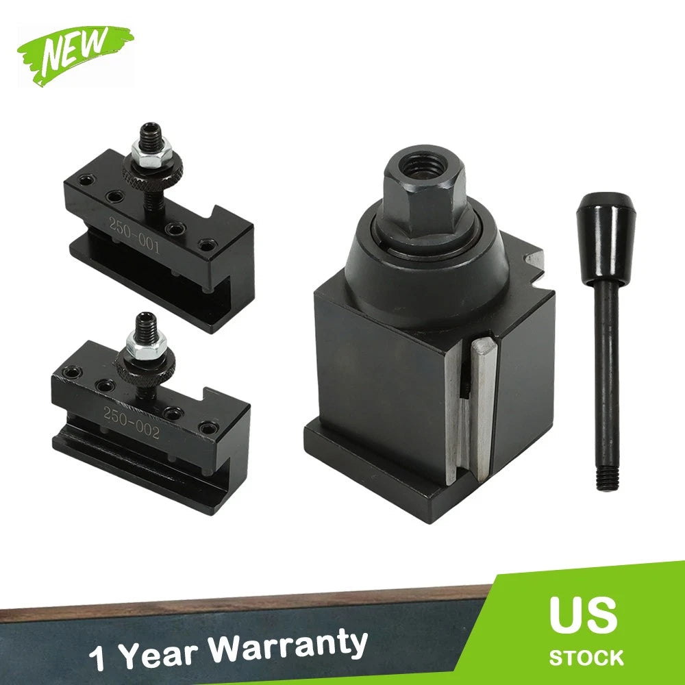 Wedge Type Tool Post Set for Lathe Swing Dia 8" (YYYY–YYYY)