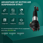 Rear Pair Air Suspension Strut for BMW 7-Series G11 G12 (2016–2020)