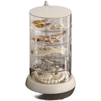 360 Degree Rotating Organizer Box for Jewelry and Makeup Tools