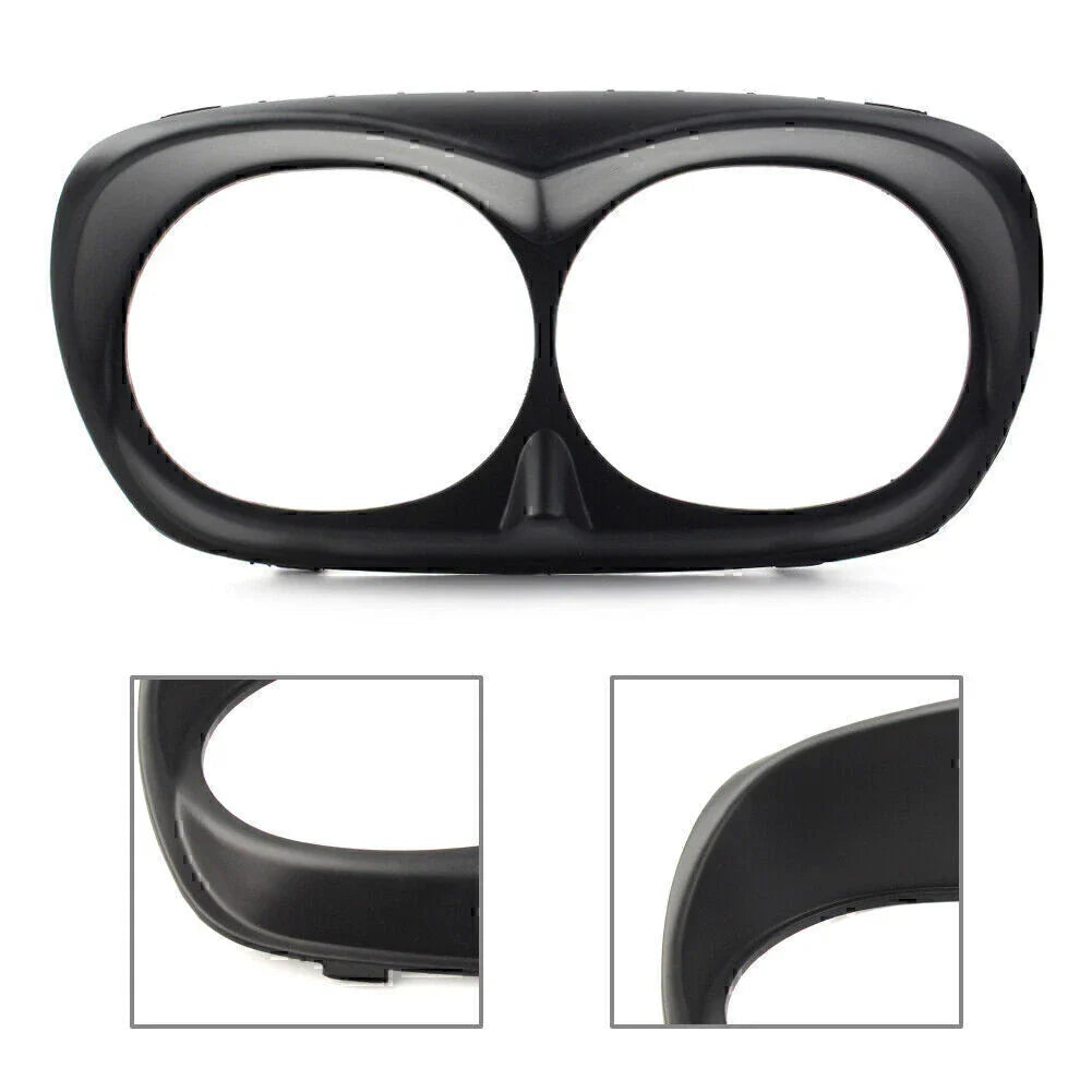 Dual Headlight Fairing Bezel Trim Cover for Harley Road Glide (1998-2013)