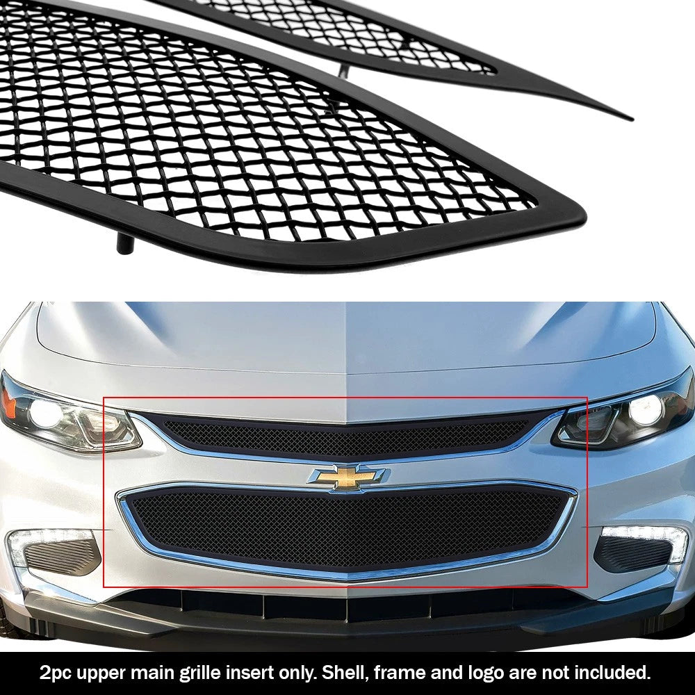 Stainless Black Mesh Grille Insert for Chevy Malibu (2016-2018)