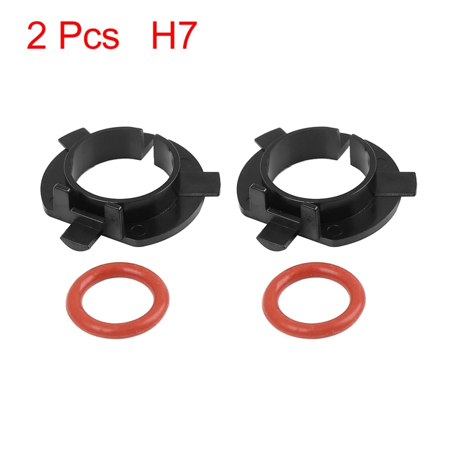 2X H7 LED Headlight Adapter Bulb Retainer for Hyundai Santa Fe (2013–2018)