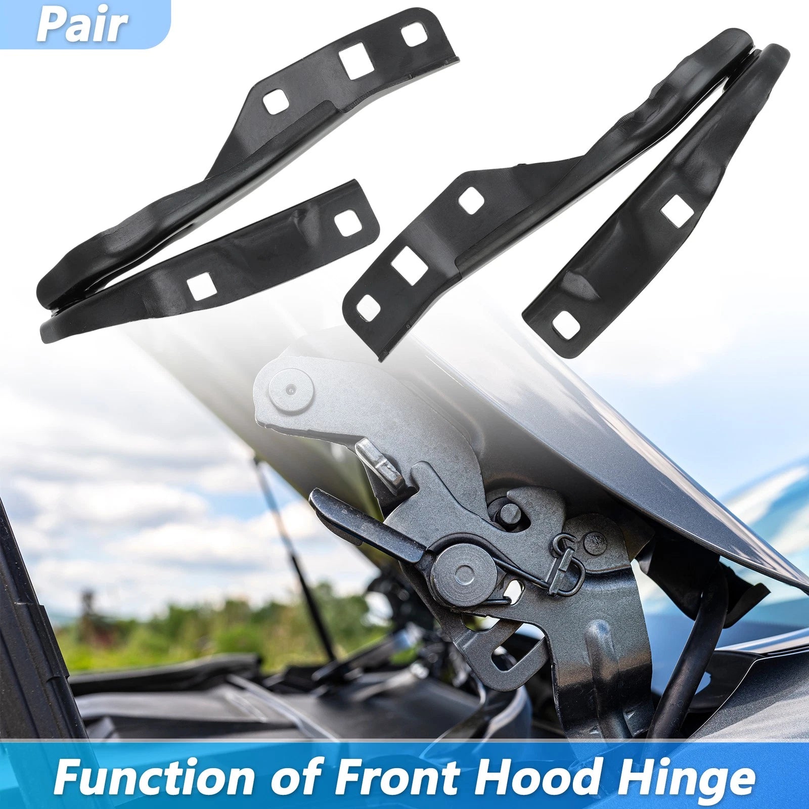 Front Hood Hinge for Chevy Colorado GMC Canyon (2015–2022) No. 23303047/23303048