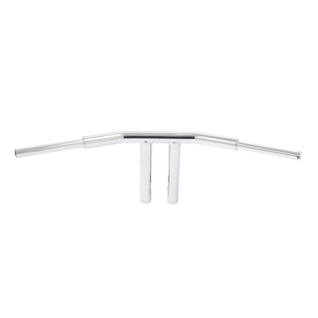 Chrome 10" Rise T-Bar Handlebar for Harley Softail Deluxe Fat Bob (2018–2024)