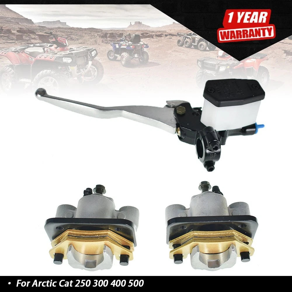 Front Brake Calipers and Master Cylinder for Arctic Cat 250 300 400 500 (2000–2023)