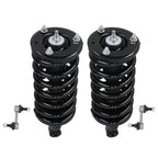 Set of 2 Front Struts w/Coil Sway Bars for Nissan Titan (2004–2015) RWD