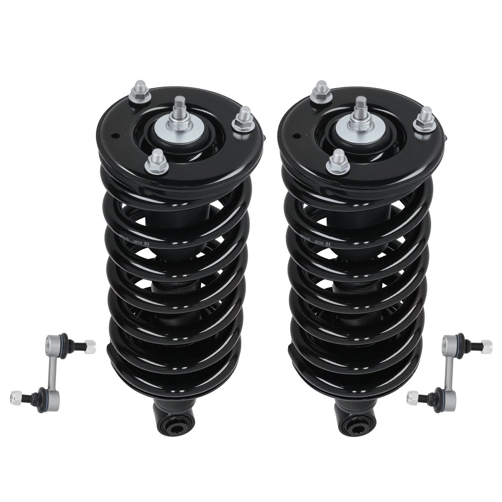 Set of 2 Front Struts w/Coil Sway Bars for Nissan Titan (2004–2015) RWD