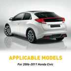 Set of 4 Window Pillar Post Covers for Honda Civic Sedan (2006–2011) Carbon H