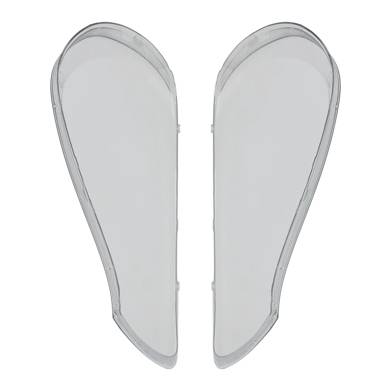 Pair Headlight Lens Cover for Porsche Cayenne 957 (2007–2010) Clear