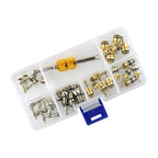 Set of 50 AC Valve Core Repair Kit for R12 R134a