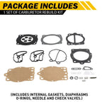 Carburetor Rebuild Kit for Polaris Freedom Genesis Octane Pro SL Virage EV (1996–2004)