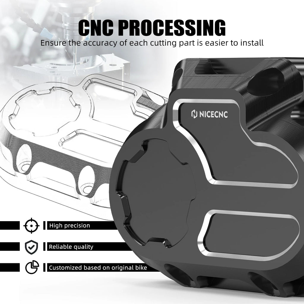 Aluminum Transmission Side Cover 37116-06 for Harley Road Glide (2015–2023)
