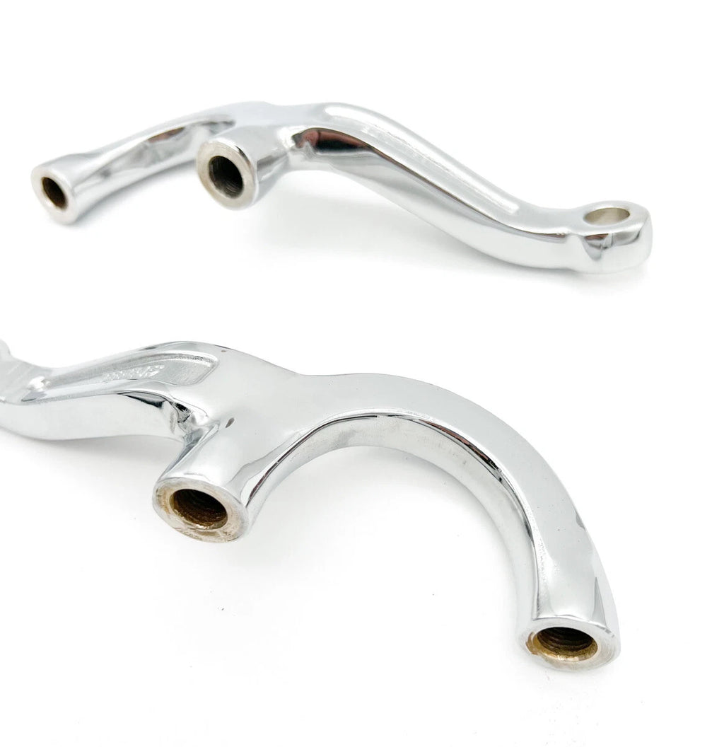 Chrome Steering Arms 2 Inch Drop Replacement for 1937-1948 Ford Spindles