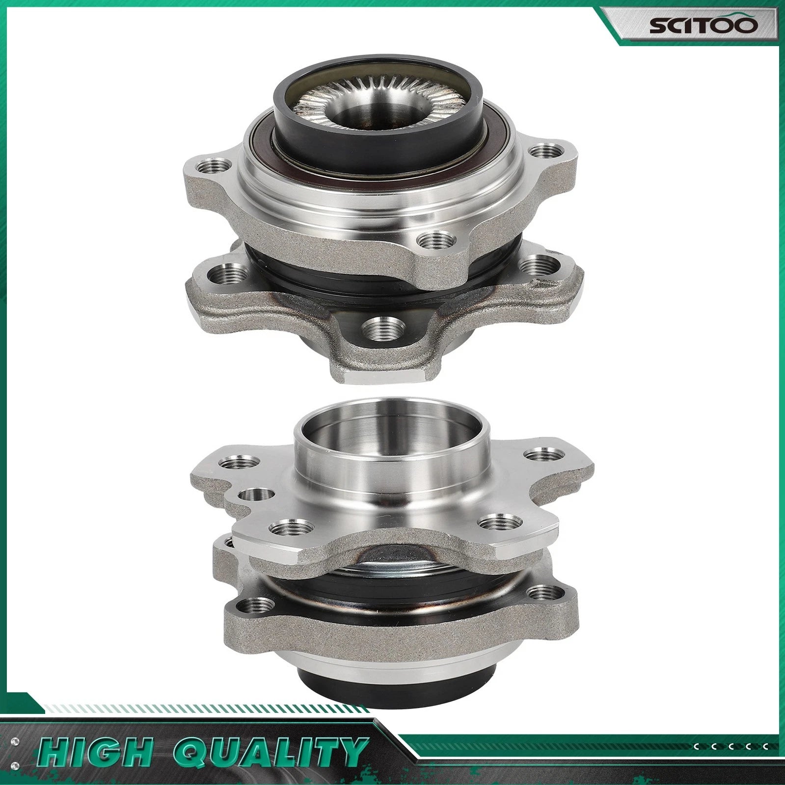 2X Front Wheel Bearing Hub for BMW 330e 330i 430i 530e 530i 540d 640i xDrive