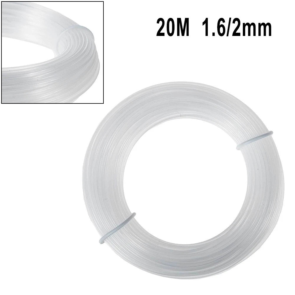 Trimmer Line for Garden Lawn Trimmers (1.6/2.0MM, 20M)
