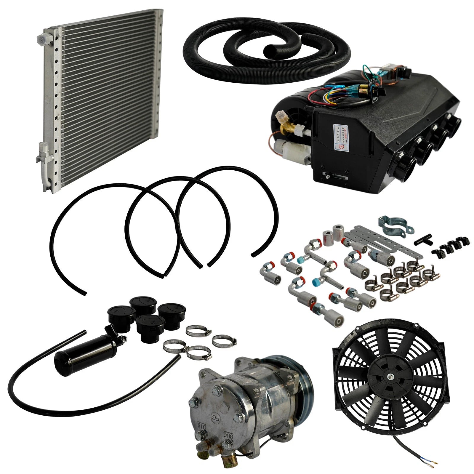 Air Conditioning Kit for Universal Vehicles (12 Volt)