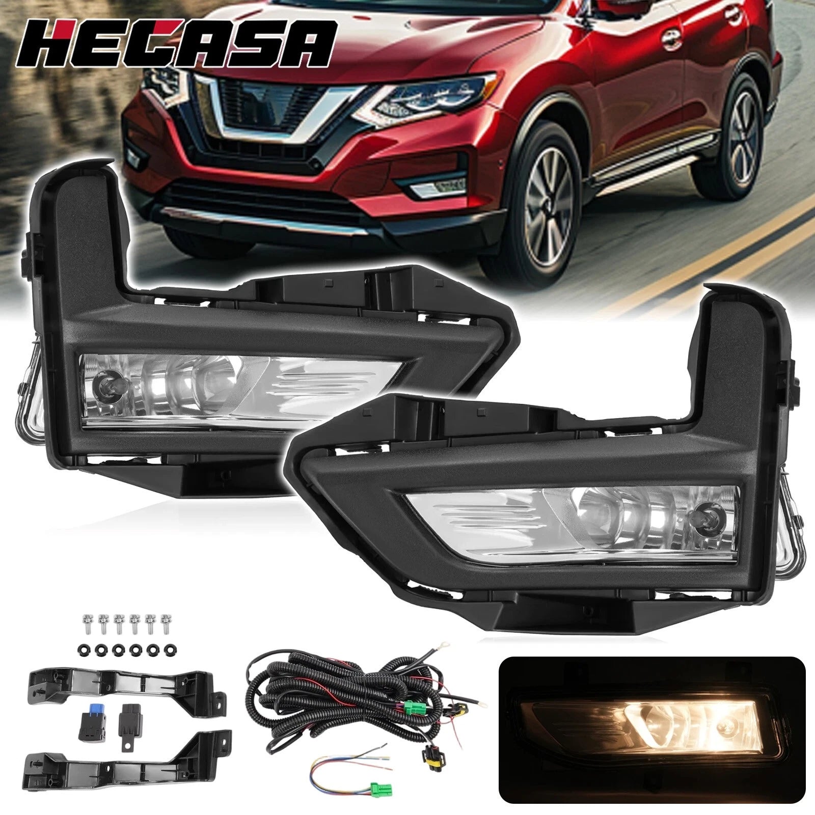 Fog Lights Kit for Nissan Rogue (2017–2020)