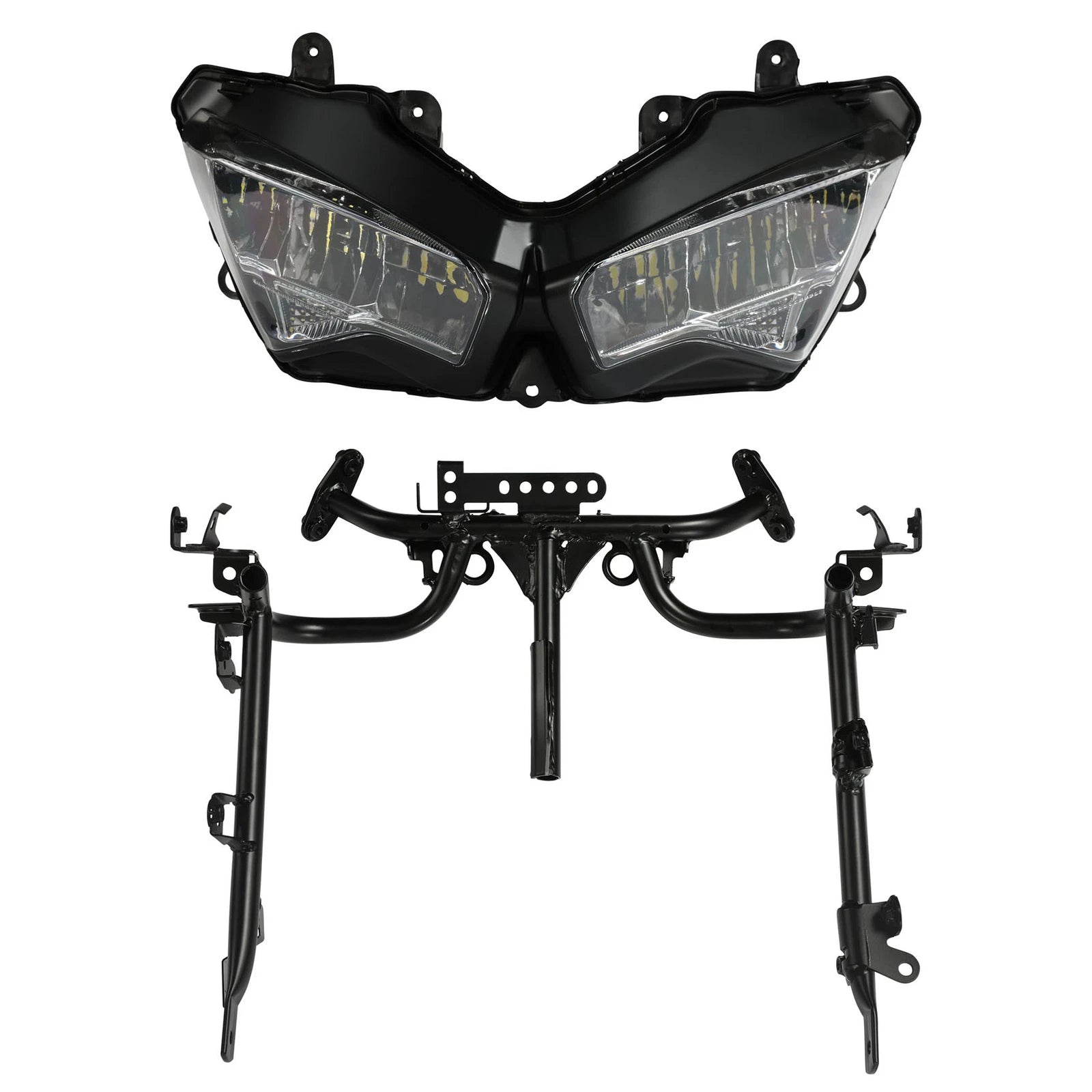 Front Headlight Assembly & Fairing Bracket for Kawasaki ZX4R ZX4RR (2023–2025)