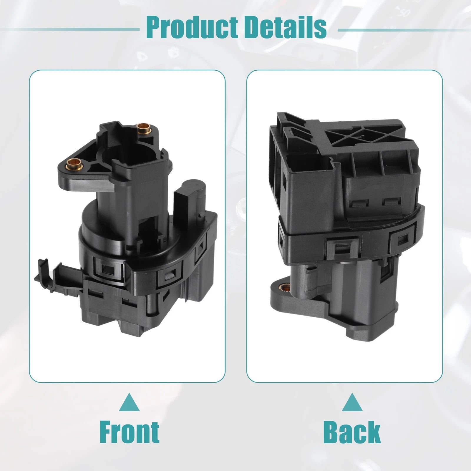 Ignition Switch Cylinder Lock Assembly for Chevrolet Corvette (1997–2004) Black