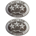 2X Ultra Low Emission Sticker Decal for Mercury Johnson (Light Gray)