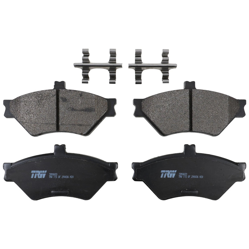 Set of 4 Disc Brake Pads for Lincoln Town Car (1995–1997)