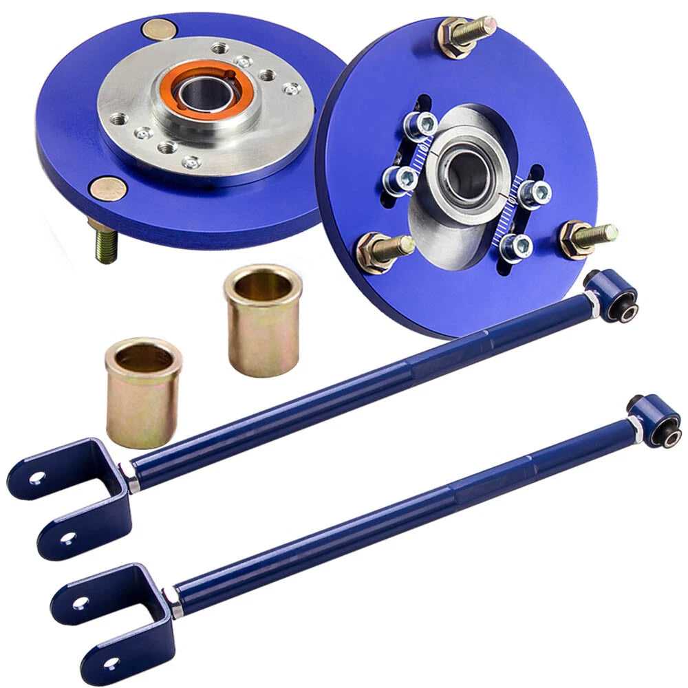 Adjustable Rear Lower Control Arm Camber + Front Camber Plate for BMW 3-Series