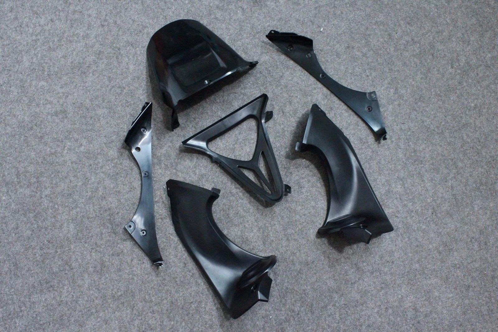 Unpainted Drilled ABS Bodywork Fairing Kit for Yamaha YZF R6 (1998–2002)