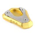 Gold CNC Side Stand Kickstand Foot Plate Pad for Kawasaki Z1000 (2010-2018)