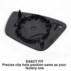 Right White Mirror Glass for Seat MII, Skoda, Volkswagen (Non-heated)